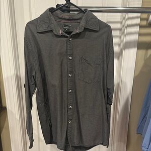 Oakley Charcoal Casual Button Down Shirt